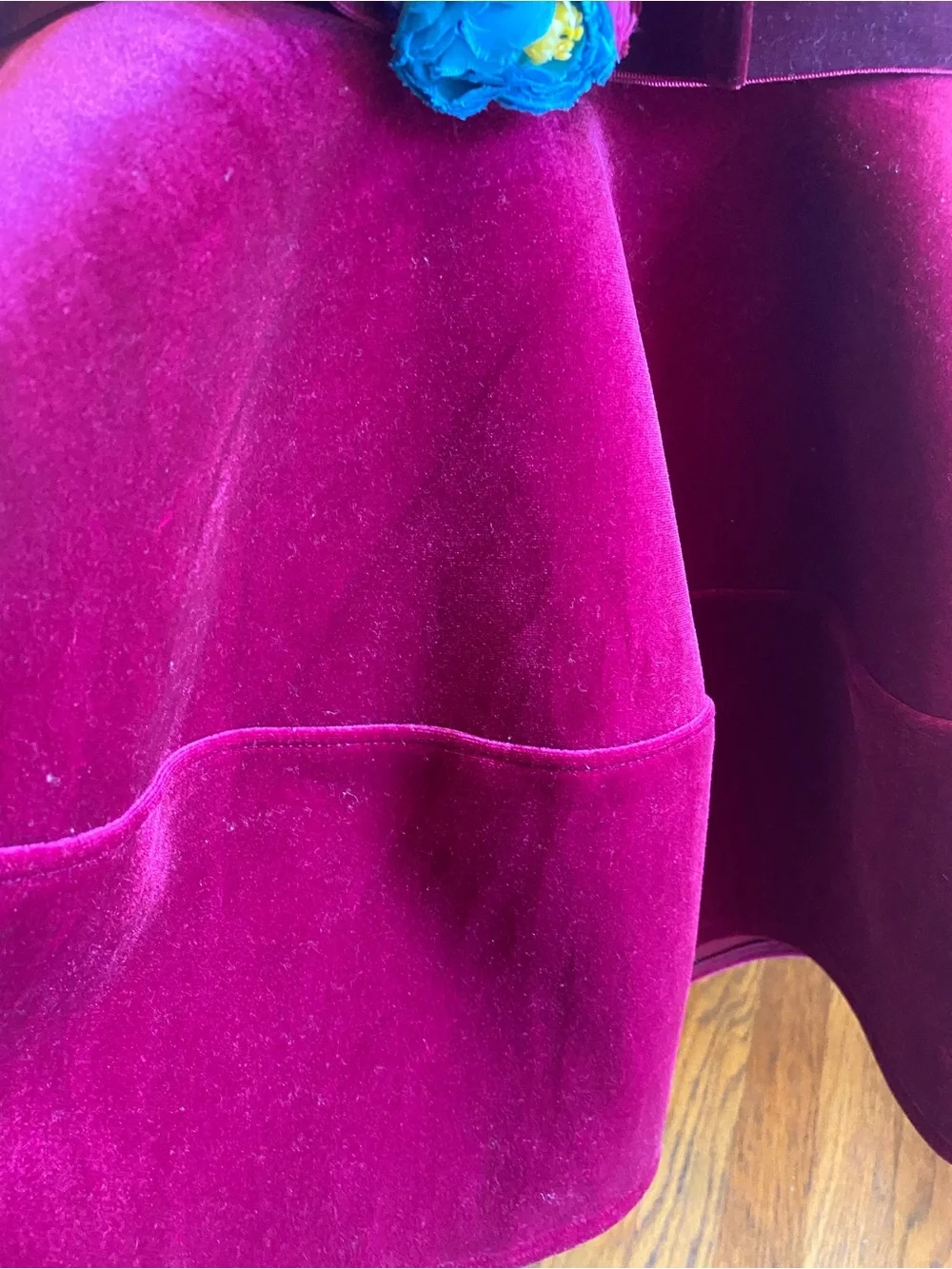 Stilnyashka Girls Pink Velvet Party Dress Size 6-7
